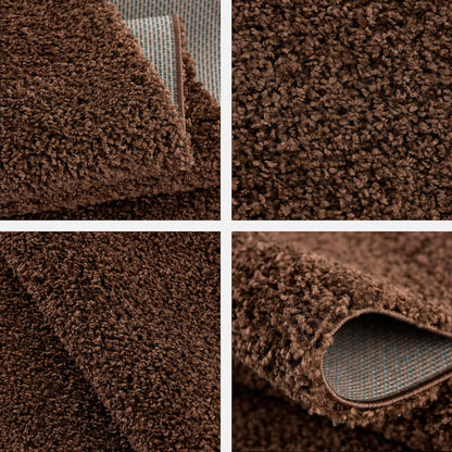 Teppich Loca in Dunkelbraun