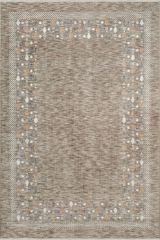 Valeria – Moderner Teppich - dunkel beige