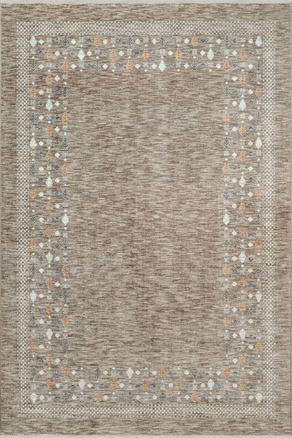 Valeria – Moderner Teppich - dunkel beige