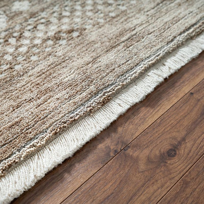 Valeria – Moderner Teppich - dunkel beige