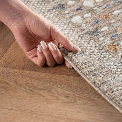 Valeria – Moderner Teppich - dunkel beige