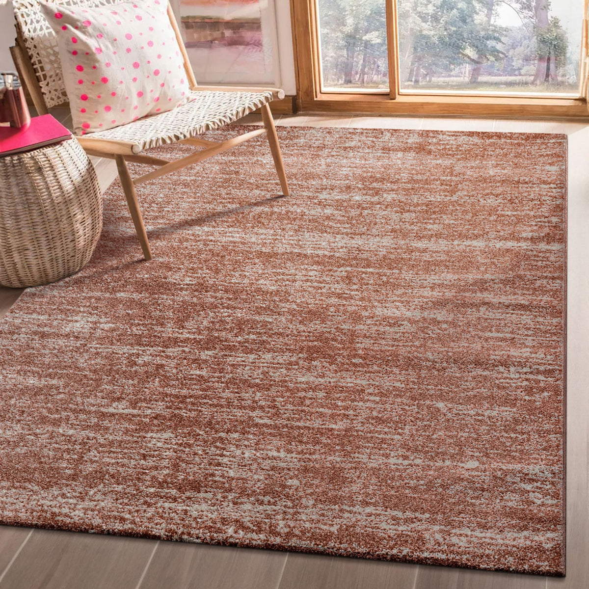Teppich Oslo 9606 Terra | Moderner Kurzflor