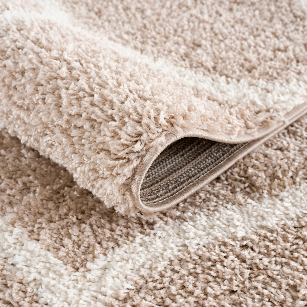 Madrid Beige – Hochflor Teppich