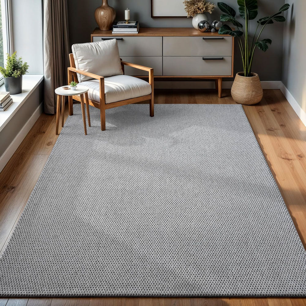 Sanat  Lora Soft Loop Teppich, schwarz