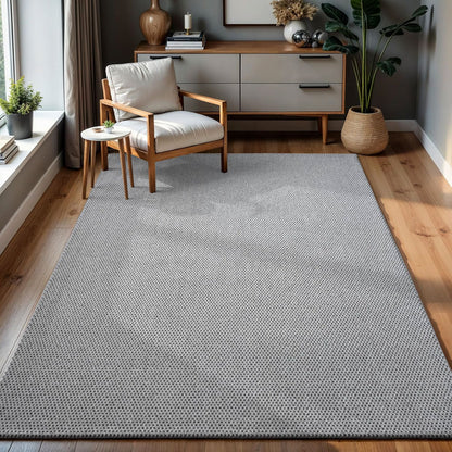 Sanat  Lora Soft Loop Teppich, schwarz