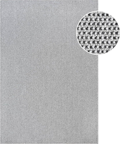 Sanat  Lora Soft Loop Teppich, schwarz