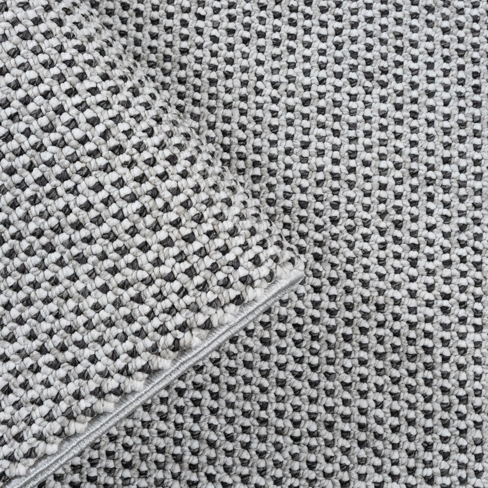 Sanat  Lora Soft Loop Teppich, schwarz