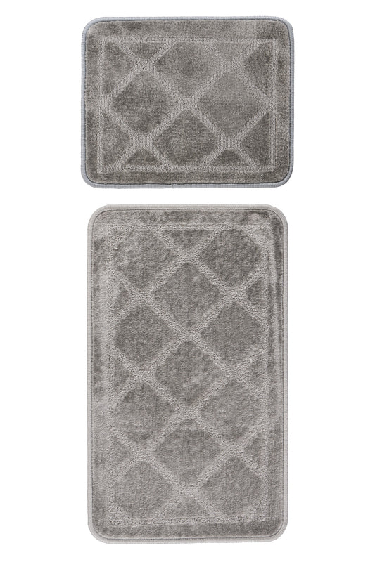 Badematte Lagoon 125 Silber  2er-Set