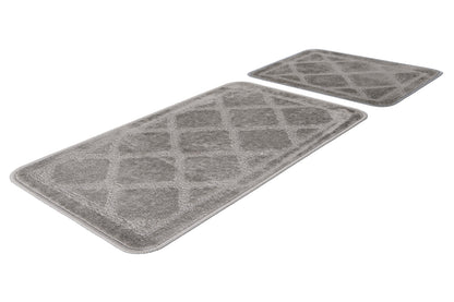 Badematte Lagoon 125 Silber  2er-Set