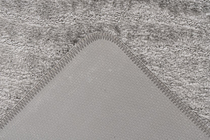 Tapis de bain Lagoon 225 argent, lot de 2