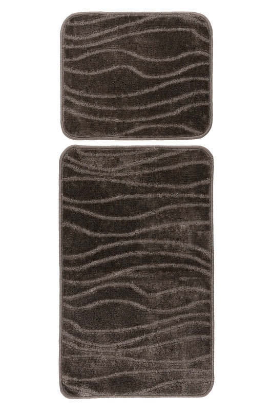 Badematte Lagoon 225 Taupe  2er-Set