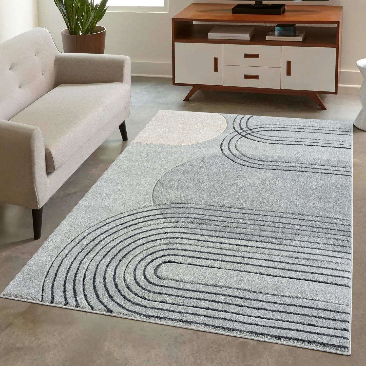 Teppich Bonito 7157 Grau
