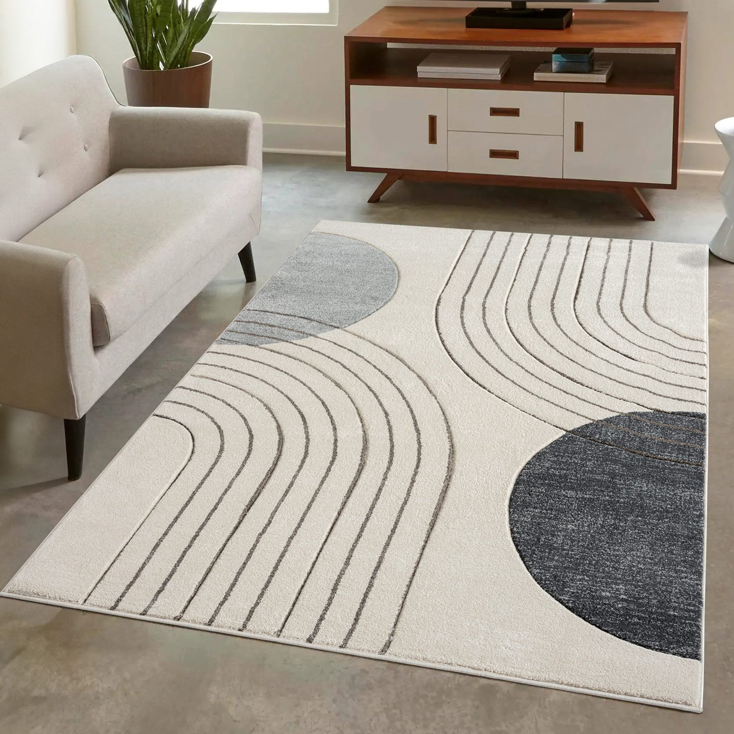 Teppich Bonito 7170 Grau