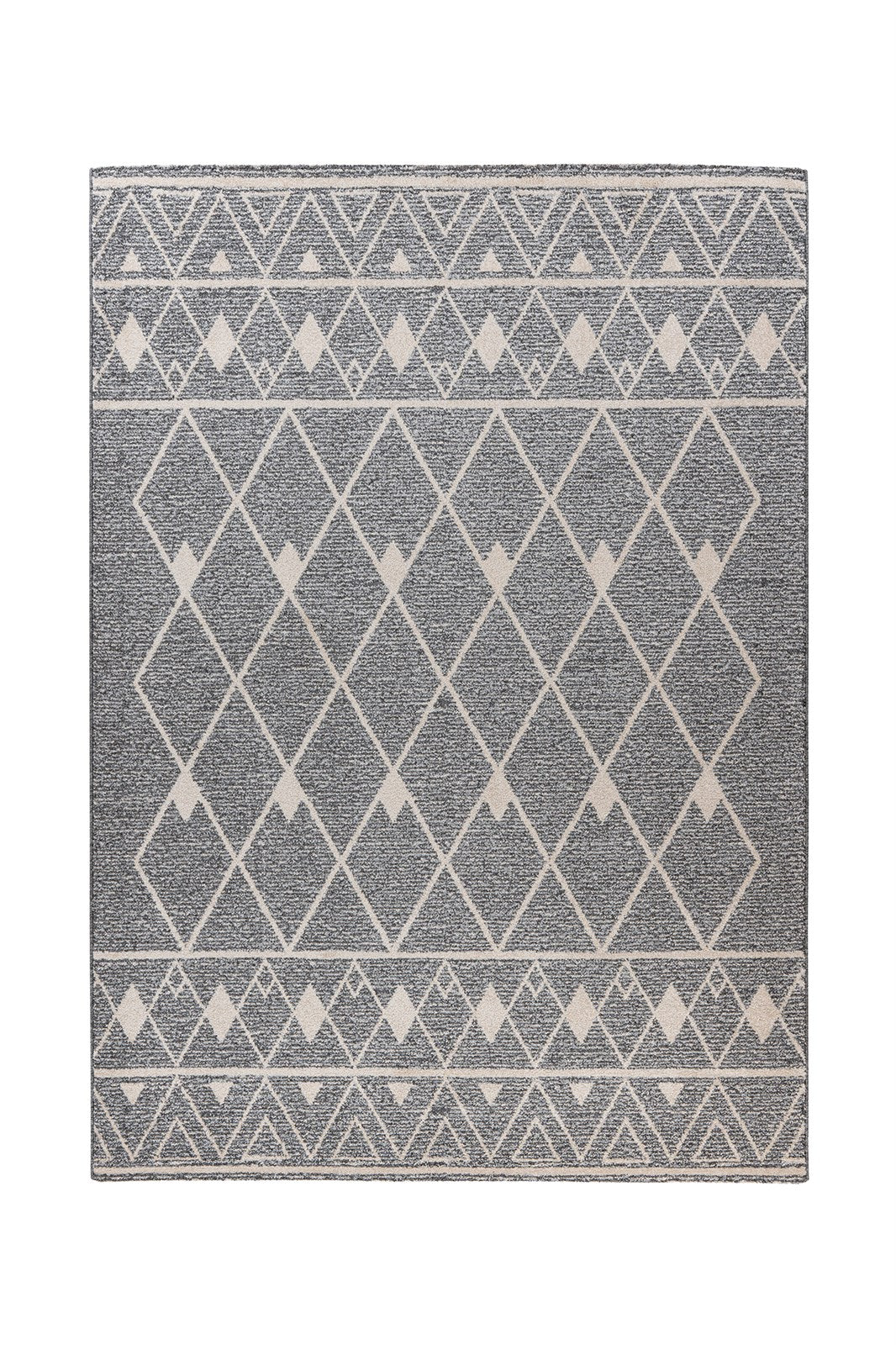 Rhombus 325 Grau / Beige
