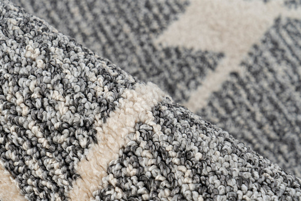 Rhombus 325 Grau / Beige