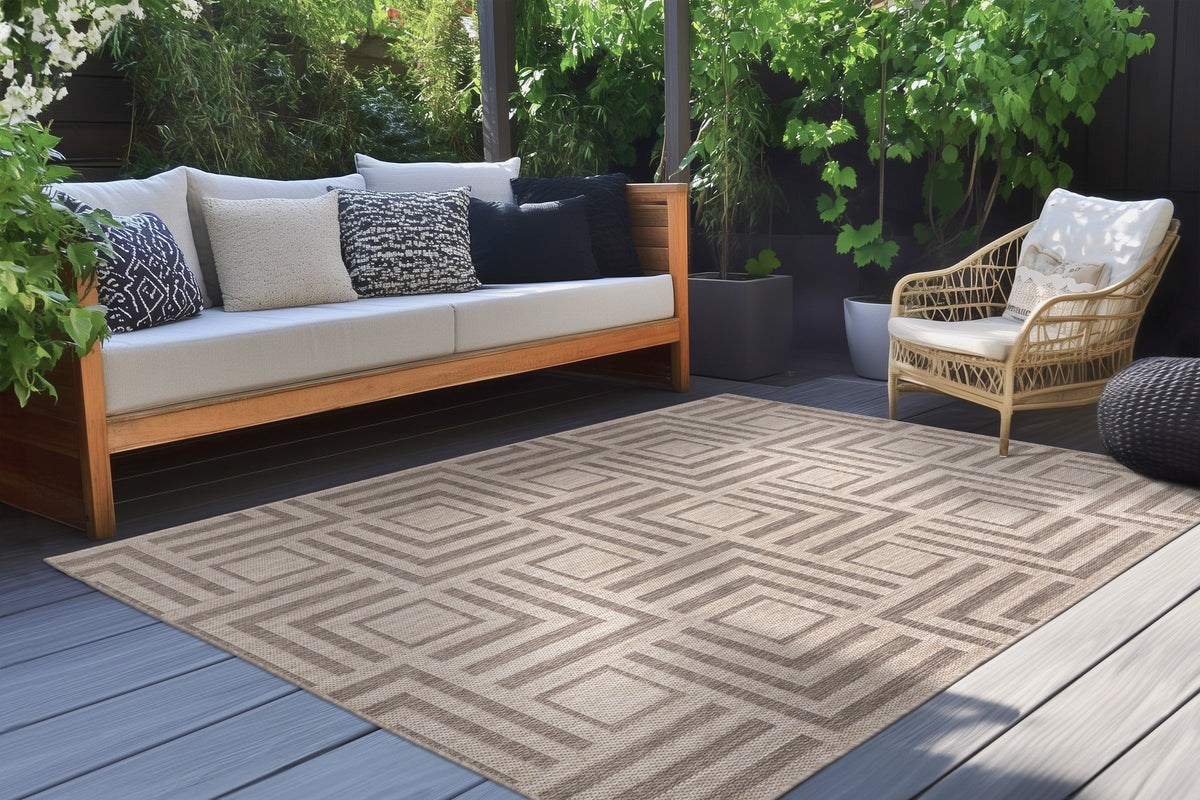 Nibru 825 Taupe 80 x 150 cm