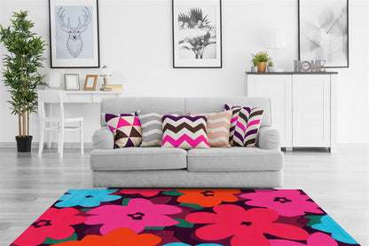 Sam 4135 Multi / Pink Flowers