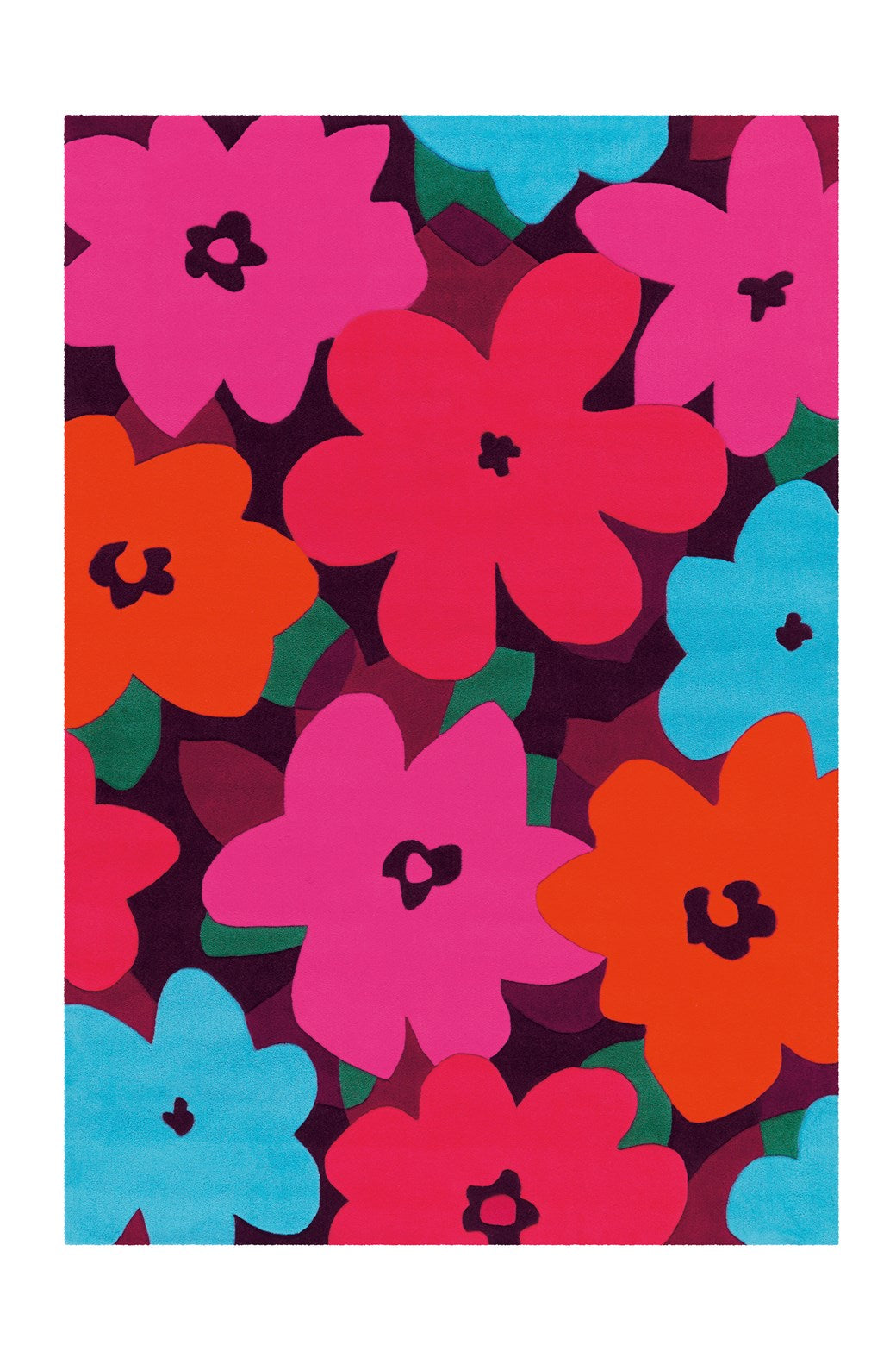 Sam 4135 Multi / Pink Flowers