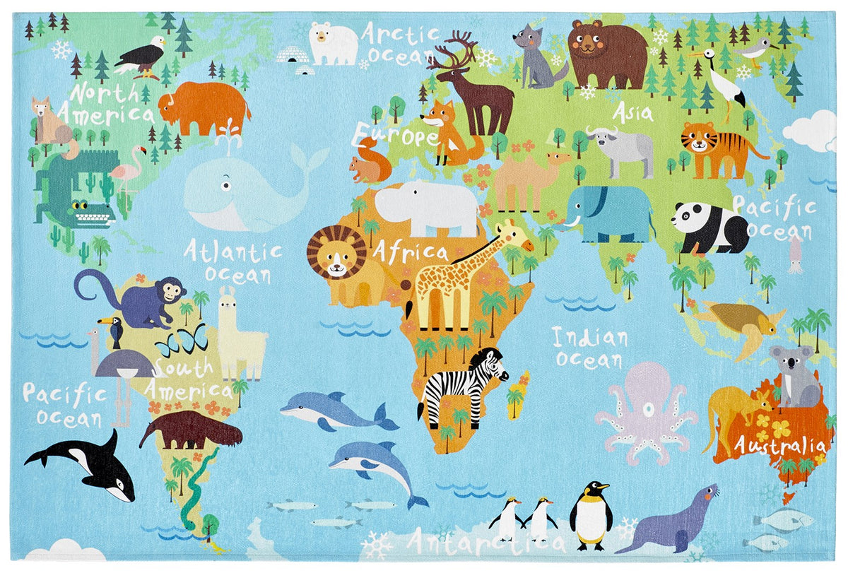 Sympathy Kids 243 World Map