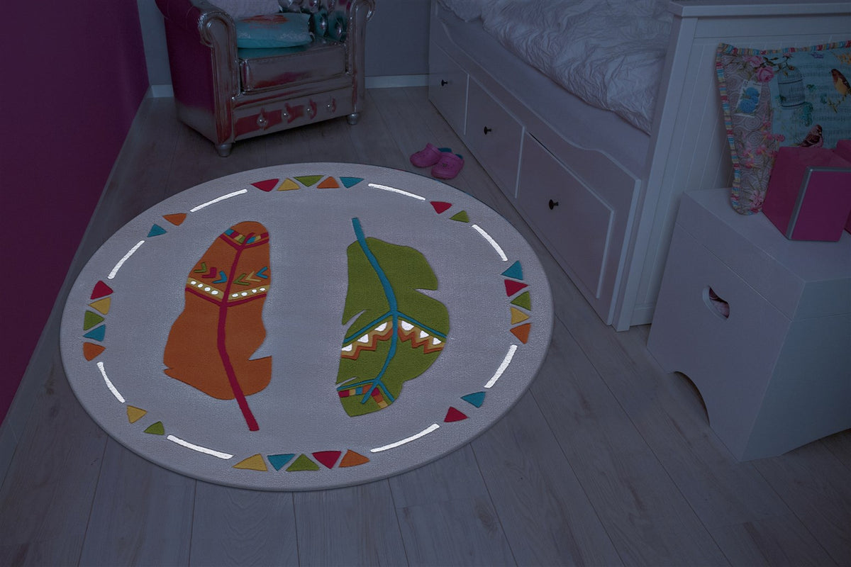 Spirit Glowy 3141 Multi Feathers Ø 130cm RUND
