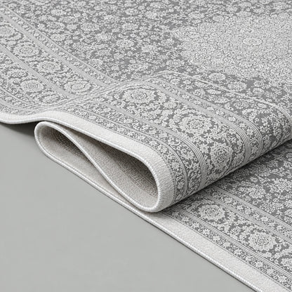 Fabia – Hochwertiger Design-Teppich mit Fransen 71291 98-Grey