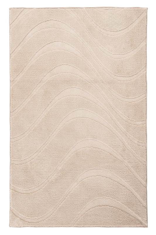 Tapis de bain Ocean Touch 425 beige 67 x 110 cm