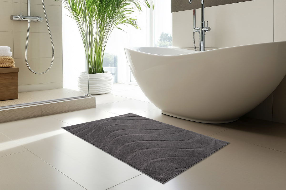 Badematte Ocean Touch 425 Grau 40 x 60 cm