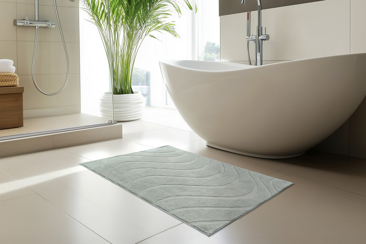 Badematte Ocean Touch 425 Grün 50 x 90 cm