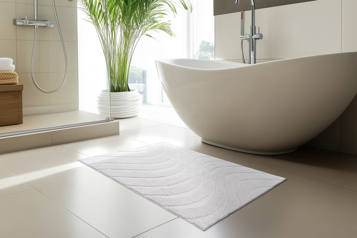 Badematte Ocean Touch 425 Silber 40 x 60 cm