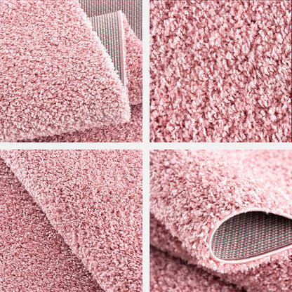 Teppich Loca in Hellrosa