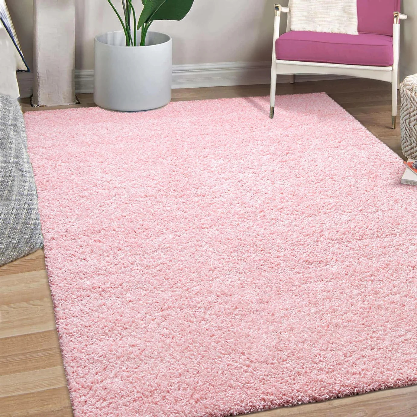 Teppich Loca in Hellrosa