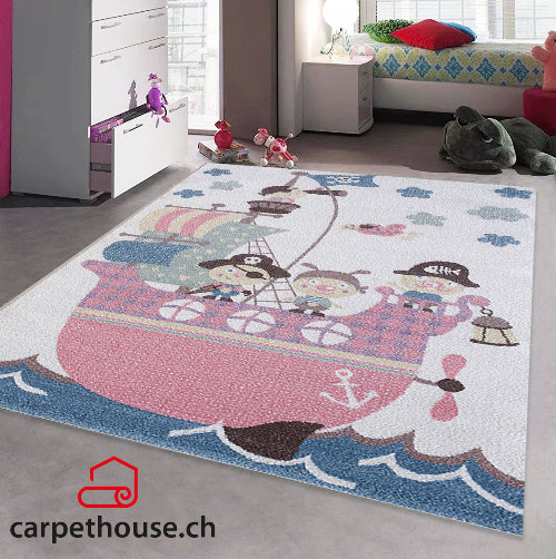 Kinderteppich, Luna Kids 4604 Cream, Sanat