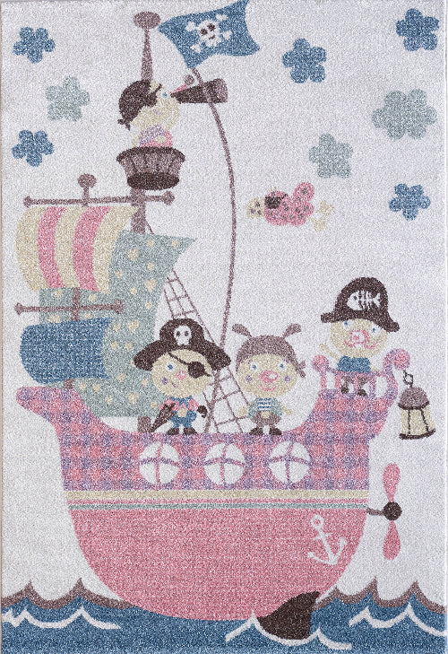 Kinderteppich, Luna Kids 4604 Cream, Sanat