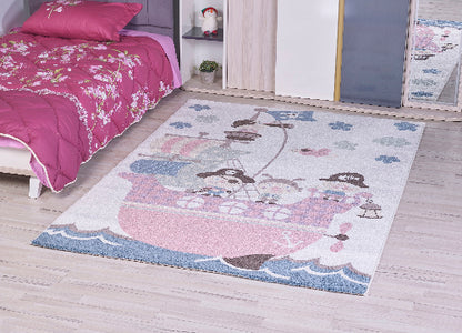 Kinderteppich, Luna Kids 4604 Cream, Sanat