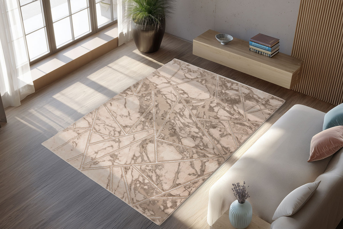 Mineral 225 Beige 200 x 290 cm