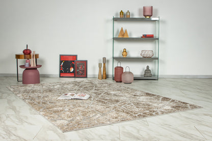 Catcher 125 Silber / Beige 80 x 150 cm