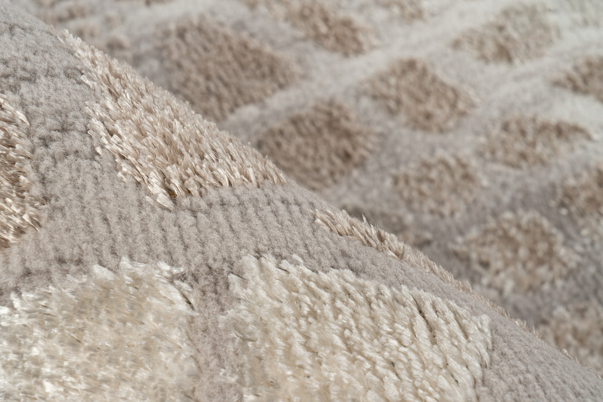 Catcher 225 Silber / Beige 80 x 150 cm