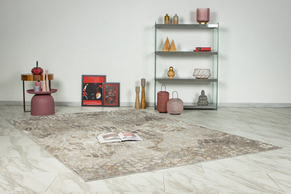 Catcher 225 Silber / Beige 80 x 150 cm