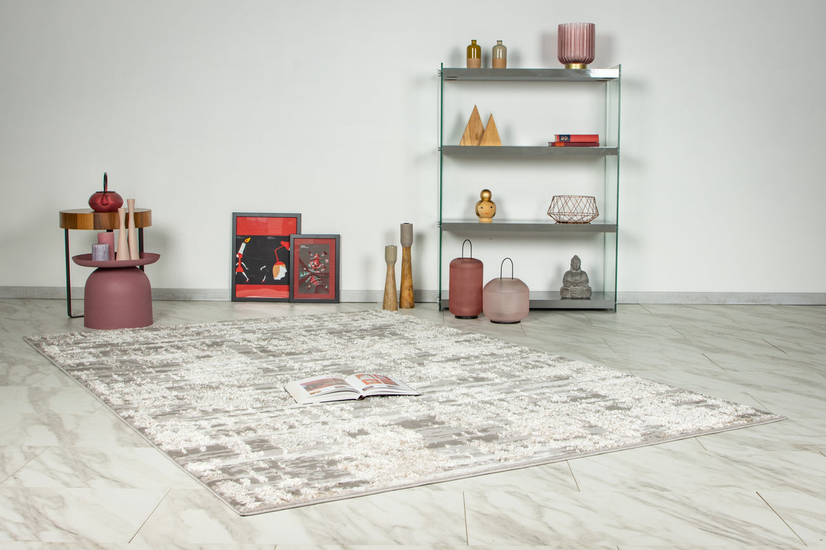 Catcher 625 Silber / Beige 120 x 170 cm