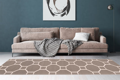 Lina 125 Taupe / Elfenbein