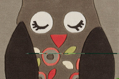 Joy 4190 Multi Owl 130cm x 130cm ECKIG