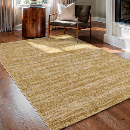 Teppich Oslo 9605 Gold | Moderner Kurzflor