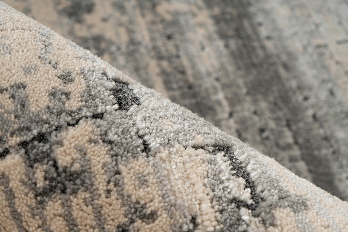 Kurzflorteppich Adela Grau – Vintage Teppich