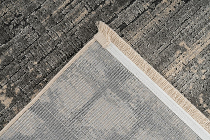 Kurzflorteppich Adela Grau – Vintage Teppich
