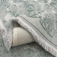 Bild im Galerie-Viewer laden (Kurzflor Teppich Nakis 2504 Blue – Oval)
