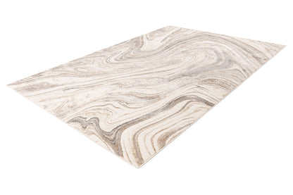 Chalk 125 Silber / Beige 80 x 150 cm