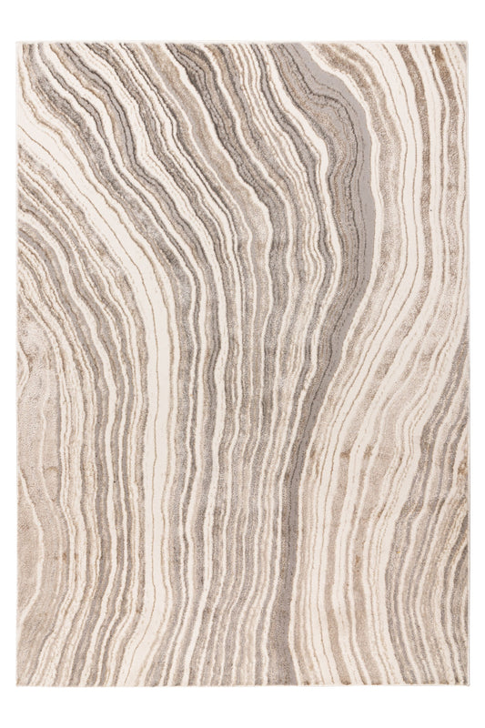 Chalk 225 Silber / Beige 160 x 230 cm