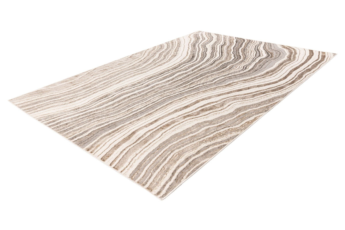 Chalk 225 Silber / Beige 200 x 290 cm