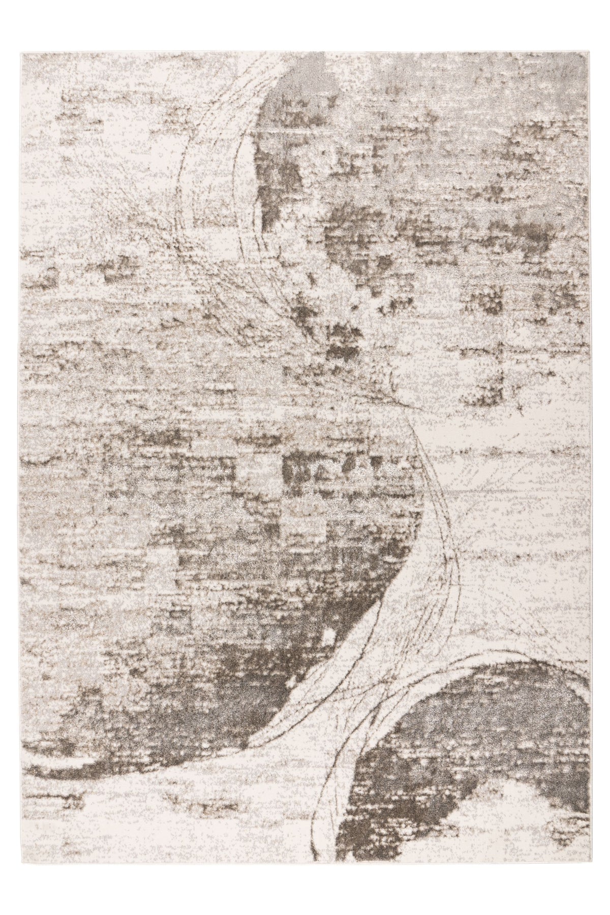 Chalk 325 Silber / Beige 160 x 230 cm