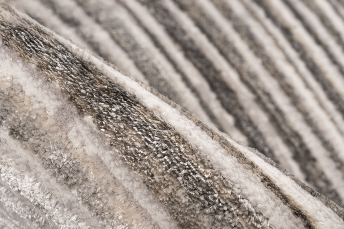 Chalk 425 Silber / Beige 120 x 170 cm